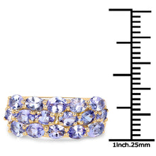 Load image into Gallery viewer, 2.72 Carat Genuine Tanzanite .925 Sterling Silver Ring