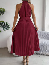 Load image into Gallery viewer, Cute Pink Sleeveless Midi Dress Elegant & Flowy Girls Dress Beautiful Design