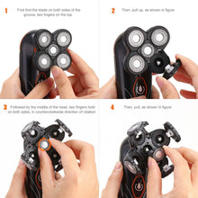 Load image into Gallery viewer, 4D Electric Shavers Razor IPX7 Rechargeable Beard Trimmer