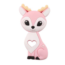 Load image into Gallery viewer, Baby Teether Silicone Rabbit Food Grade Bunny Teether Nursing Teething Accessories Silicone Animal Teether For Kids and Baby