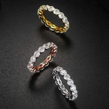 Load image into Gallery viewer, 4MM Round Luxury Eternity Band