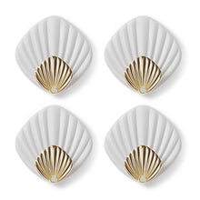 Load image into Gallery viewer, 4pcs Creative Shell Shape Wall Hanging Hook Punch-free Strong Adhesive Hook Bathroom Kitchen Wall-mounted Seamless Sticky Hook Shell Hook Non-Punching Strong Adhesive Adhesive Hook Bearing Door Behind Wall Bathroom Kitchen Key Holder