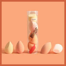 Load image into Gallery viewer, 4Pcs Makeup Sponge Set Blender Cosmetics Concealer Blending Powder Liquid Cream Colorful Makeup Sponges Set For Womens
