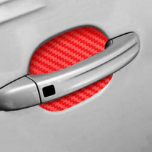 Load image into Gallery viewer, 4Pcs/Set Car Door Sticker Carbon Fiber Scratches Resistant Cover Auto Handle Protection Film Exterior Styling Accessories New Car Door Handle Cup Scratch Protector Scratches Protective Films Clear Side Sticker Scratches Car Door Protector Films