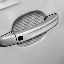 Load image into Gallery viewer, 4Pcs/Set Car Door Sticker Carbon Fiber Scratches Resistant Cover Auto Handle Protection Film Exterior Styling Accessories New Car Door Handle Cup Scratch Protector Scratches Protective Films Clear Side Sticker Scratches Car Door Protector Films