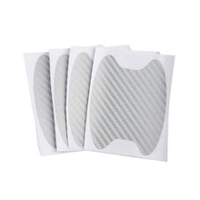 Load image into Gallery viewer, 4Pcs/Set Car Door Sticker Carbon Fiber Scratches Resistant Cover Auto Handle Protection Film Exterior Styling Accessories New Car Door Handle Cup Scratch Protector Scratches Protective Films Clear Side Sticker Scratches Car Door Protector Films