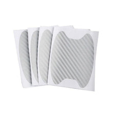 Load image into Gallery viewer, 4Pcs/Set Car Door Sticker Carbon Fiber Scratches Resistant Cover Scratches Resistant Cover Auto Handle Protection Film Exterior Styling Accessories Door Sticker Carbon Fiber Scratches Resistant Cover Car Handle Protection Film Exterior Styling Accessories