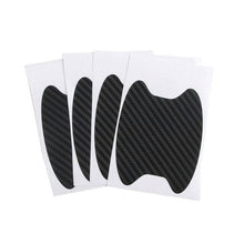 Load image into Gallery viewer, 4Pcs/Set Car Door Sticker Carbon Fiber Scratches Resistant Cover Scratches Resistant Cover Auto Handle Protection Film Exterior Styling Accessories Door Sticker Carbon Fiber Scratches Resistant Cover Car Handle Protection Film Exterior Styling Accessories