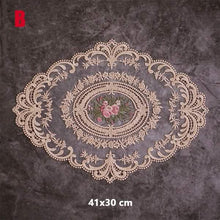 Load image into Gallery viewer, 5-Pack: 3 Styles Vintage Lace Embroidery Placemat