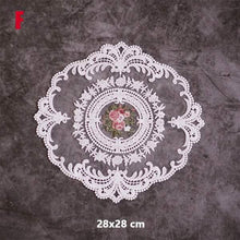 Load image into Gallery viewer, 5-Pack: 3 Styles Vintage Lace Embroidery Placemat