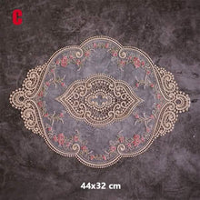 Load image into Gallery viewer, 5-Pack: 3 Styles Vintage Lace Embroidery Placemat