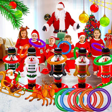 Load image into Gallery viewer, 5-Pack: Christmas Nutcrackers Ring Toss Christmas Party Games Toys