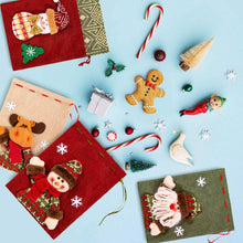 Load image into Gallery viewer, 5-Pack: Drawstring Christmas Bags