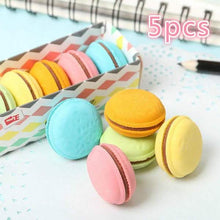 Load image into Gallery viewer, 5-Pack: Macaron Erasers