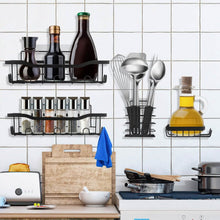 Load image into Gallery viewer, 5-Pack: Shower Caddy Shelves with 18 Inbuilt Hooks