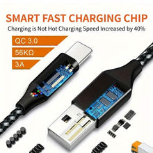 Load image into Gallery viewer, 5-Pack: USB Type-C Fast Charging Cable