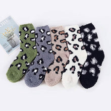 Load image into Gallery viewer, 5-Pair: Womens Fuzzy Socks Winter Slipper Socks