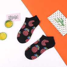 Load image into Gallery viewer, 5 Pairs Animal Food Fruit Avocado Zebra Burger Omelets Flamingo Socks Happy Cotton Ankle Funny Combed Out Of Pure Cotton Summer Casual Sock For Men And Women