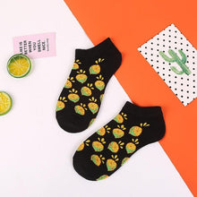 Load image into Gallery viewer, 5 Pairs Animal Food Fruit Avocado Zebra Burger Omelets Flamingo Socks Happy Cotton Ankle Funny Combed Out Of Pure Cotton Summer Casual Sock For Men And Women
