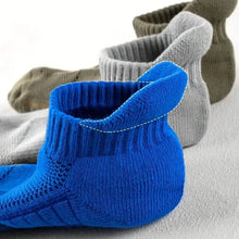 Load image into Gallery viewer, 5-Pairs: Casual Ankle Boat Socks With Towel Bottom