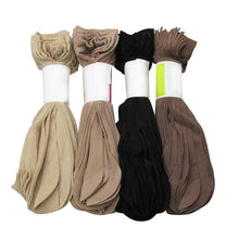 Load image into Gallery viewer, 5 Pairs High Quality Women Velvet Socks Pack Female Summer Thin Silk Transparent Ankle Nylon Socks Set For Women