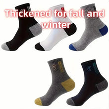 Load image into Gallery viewer, 5-Pairs: Stylish Breathable Warm Crew Socks For Men