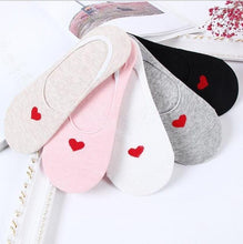 Load image into Gallery viewer, 5 pairs Summer Socks Female Cartoon Animal Bear Mouse Socks Cute Funny Invisible Cotton Ankle Socks For Women