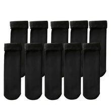 Load image into Gallery viewer, 5-Pairs: Ultra-Soft Plush Lined Thermal Socks - Comfy Mid Tube Socks