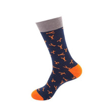 Load image into Gallery viewer, Women's Colorful Cotton Socks Fruits Banana Avocado Lemon Egg Cookie Donuts Food Happy Color Socks