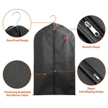 Load image into Gallery viewer, 5-Piece: 39" Garment Bags Hanging Suit Bags Covers