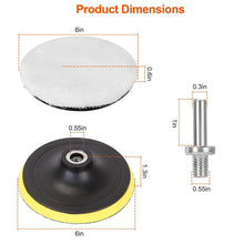 Load image into Gallery viewer, 5-Piece: 6" Buffing Polishing Pads
