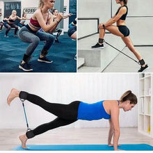 Load image into Gallery viewer, 5-Piece: Resistance Band Set with Ankle Buckles