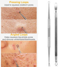 Load image into Gallery viewer, 5-Pieces Set: BlackHead Remover Kit Pimple Comedone Extractor Tool Set