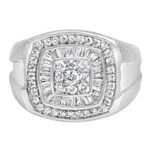 Load image into Gallery viewer, 14K White Gold Men's 1 CTTW Diamond Band Ring