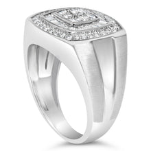 Load image into Gallery viewer, 14K White Gold Men's 1 CTTW Diamond Band Ring