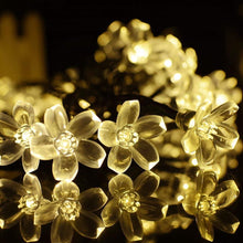 Load image into Gallery viewer, 50 LED Fairy Flower Blossom Solar String Lights