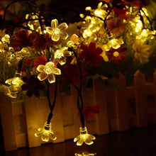Load image into Gallery viewer, 50 LED Fairy Flower Blossom Solar String Lights