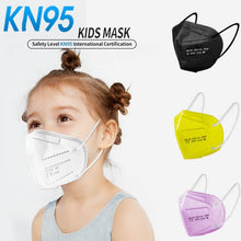 Load image into Gallery viewer, 50-Pack: Kids Size KN95 5-Ply Face Mask