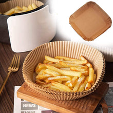 Load image into Gallery viewer, 50-Pieces: Air Fryer Disposable Paper Liners