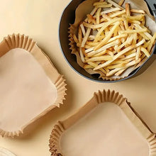 Load image into Gallery viewer, 50-Pieces: Disposable Paper Liners For Air Fryer Suitable For 2 - 8 Quarts