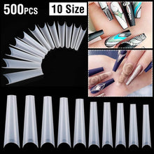 Load image into Gallery viewer, 500-Piece: Long False Finger Nails
