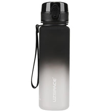 Load image into Gallery viewer, 500/1000ml Sport Water Bottle BPA Free With Bounce Lid Time Marker Leak-proof Frosted Plastic Cup for Outdoor Fitness Gym Motivational Sports Water Bottle with Time Marker Leakproof Drinking Bottle for Fitness Gym Outdoor Cycling Running Hiking