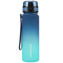 Load image into Gallery viewer, 500/1000ml Sport Water Bottle BPA Free With Bounce Lid Time Marker Leak-proof Frosted Plastic Cup for Outdoor Fitness Gym Motivational Sports Water Bottle with Time Marker Leakproof Drinking Bottle for Fitness Gym Outdoor Cycling Running Hiking