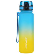 Load image into Gallery viewer, 500/1000ml Sport Water Bottle BPA Free With Bounce Lid Time Marker Leak-proof Frosted Plastic Cup for Outdoor Fitness Gym Motivational Sports Water Bottle with Time Marker Leakproof Drinking Bottle for Fitness Gym Outdoor Cycling Running Hiking