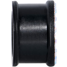Load image into Gallery viewer, 3/4 Aurora Gem Black Silicone Double Flare Tunnel