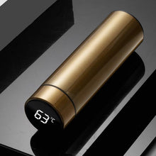 Load image into Gallery viewer, 500ml Stainless Steel Intelligent Insulation Water Bottle Vacuum Bottle Insulation Touch Intelligent Temperature Display Intelligent Touch Display Temperature 304 Stainless Steel Thermos Water Bottle