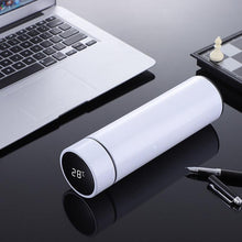 Load image into Gallery viewer, 500ml Stainless Steel Intelligent Insulation Water Bottle Vacuum Bottle Insulation Touch Intelligent Temperature Display Intelligent Touch Display Temperature 304 Stainless Steel Thermos Water Bottle