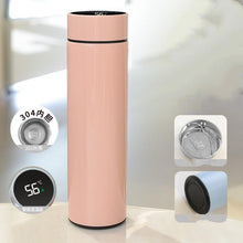 Load image into Gallery viewer, 500ml Stainless Steel Intelligent Insulation Water Bottle Vacuum Bottle Insulation Touch Intelligent Temperature Display Intelligent Touch Display Temperature 304 Stainless Steel Thermos Water Bottle