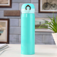 Load image into Gallery viewer, 500ml Stainless Steel Thermos Coffee Mug Water Bottle Portable Vacuum Stainless Steel Bouncing Lid Vacuum Flask Custom Starry Sky Cold Insulation Bottle Business Gift Creative Insulated Water Bottle