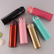 Load image into Gallery viewer, 500ml Stainless Steel Thermos Coffee Mug Water Bottle Portable Vacuum Stainless Steel Bouncing Lid Vacuum Flask Custom Starry Sky Cold Insulation Bottle Business Gift Creative Insulated Water Bottle